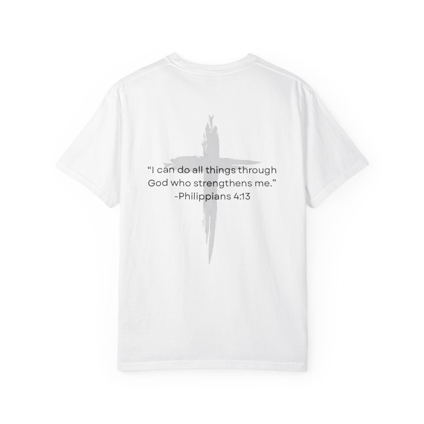 Philippians 4:13, Faith-Inspired Unisex T-Shirt, Inspirational Quote Shirt, Casual Wear, Christian T-Shirt, Motivational Gift