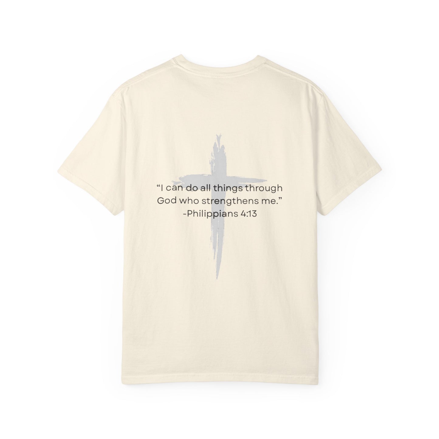 Philippians 4:13, Faith-Inspired Unisex T-Shirt, Inspirational Quote Shirt, Casual Wear, Christian T-Shirt, Motivational Gift