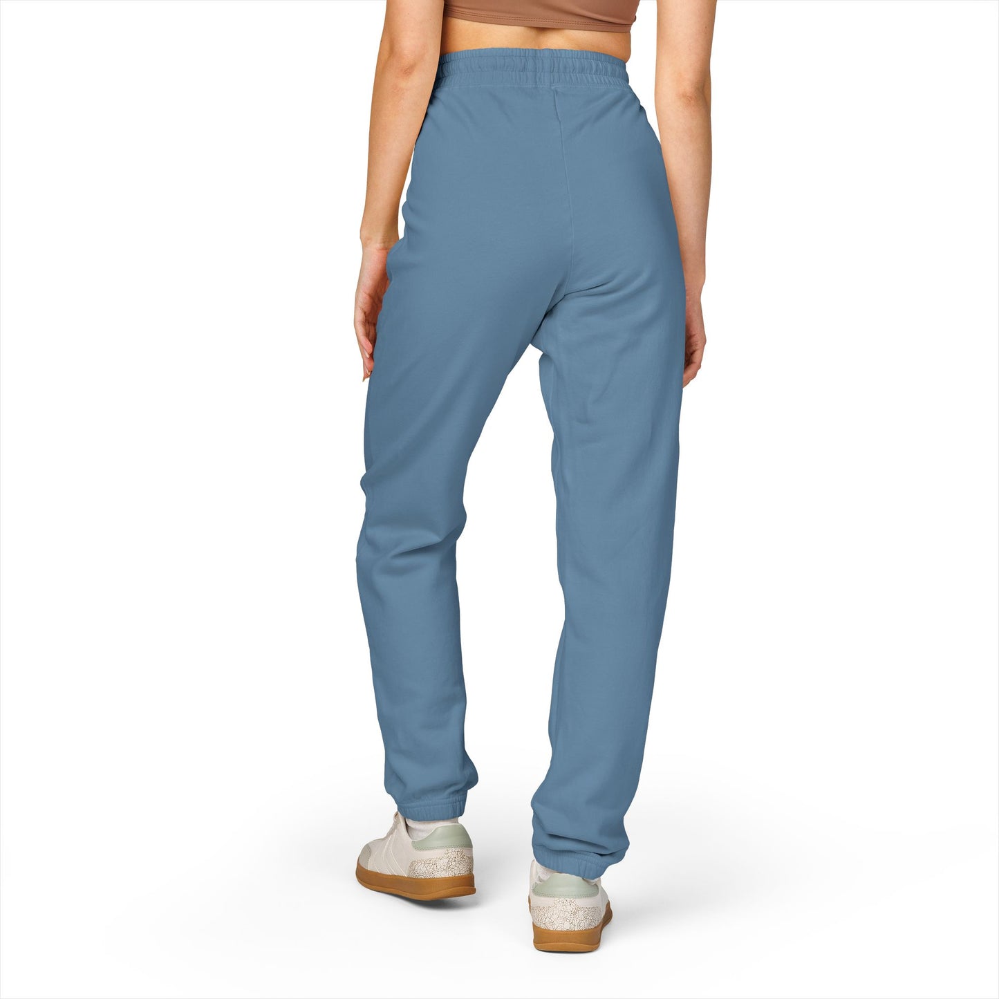 Halo Herbs Graffiti Garment-Dyed Fleece Sweatpants with Colorful Design, Cozy Loungewear, Casual Athleisure Pants, Perfect for Relaxation and Everyday Wear