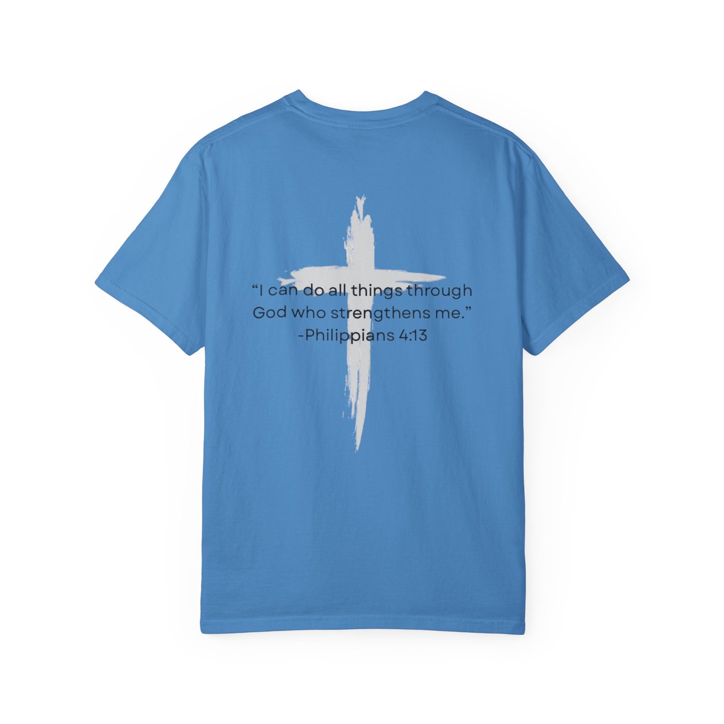 Philippians 4:13, Faith-Inspired Unisex T-Shirt, Inspirational Quote Shirt, Casual Wear, Christian T-Shirt, Motivational Gift