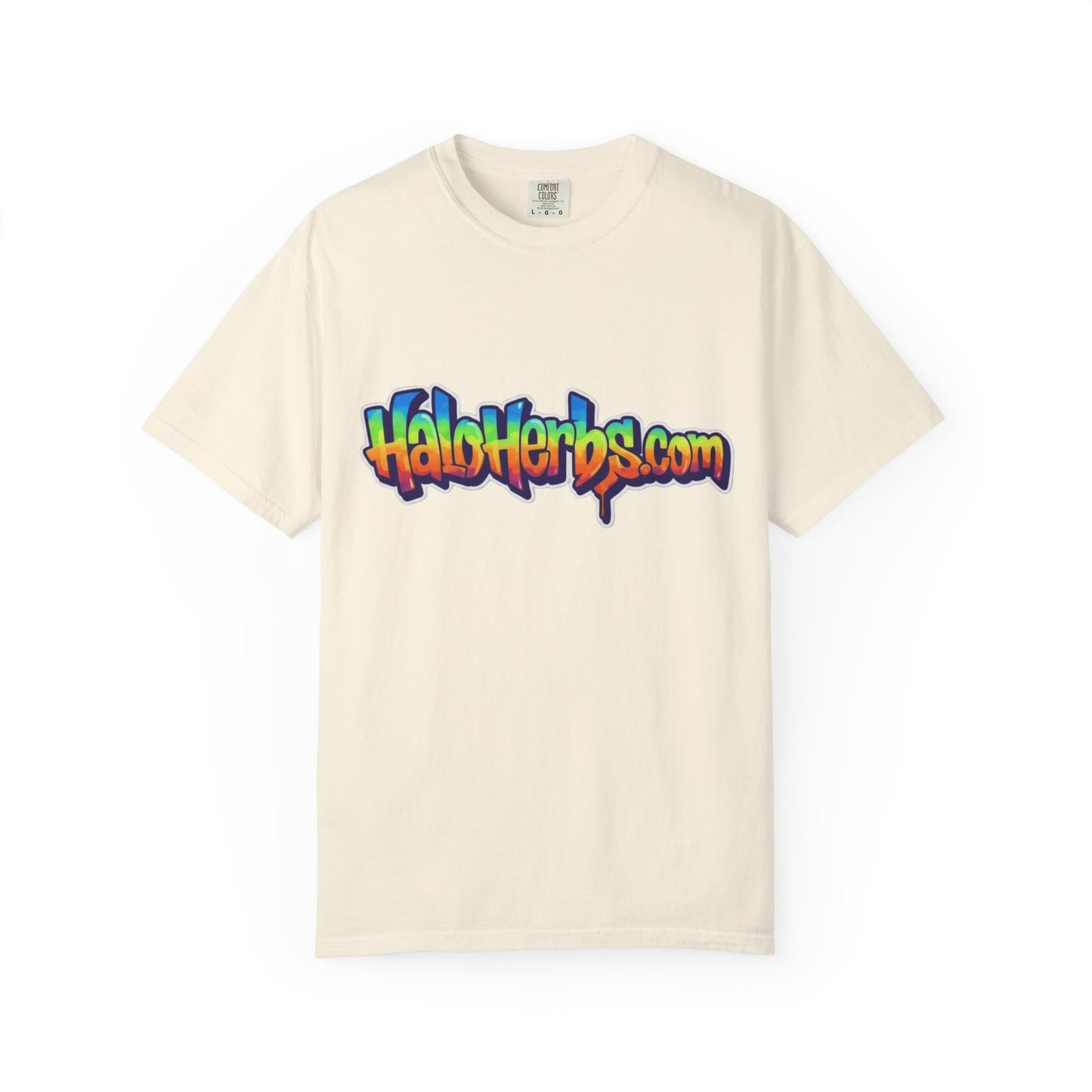 Vibrant Unisex T-Shirt with Logo, Casual Wear, Gift for Friends, Streetwear, Eco-Friendly Clothing, Summer Festival Outfit