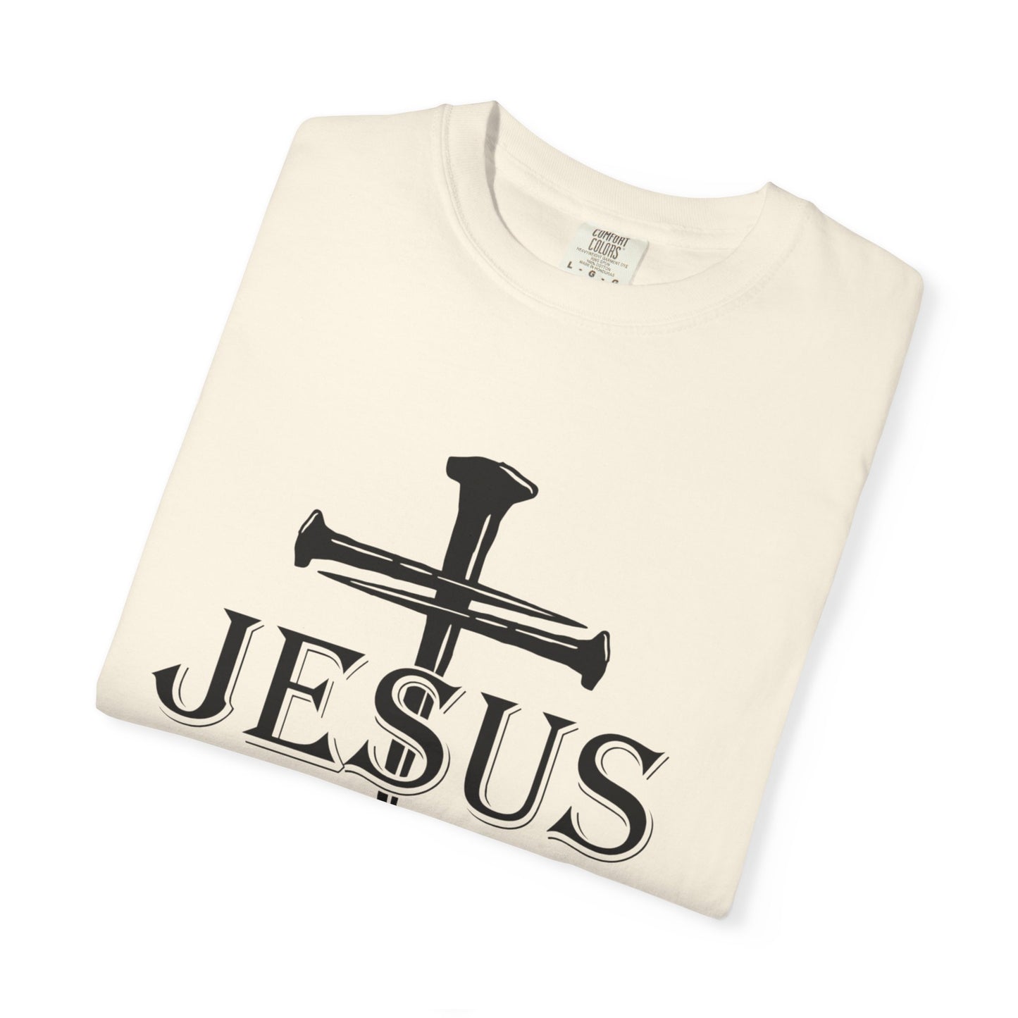 Jesus Cross Garment-Dyed T-Shirt