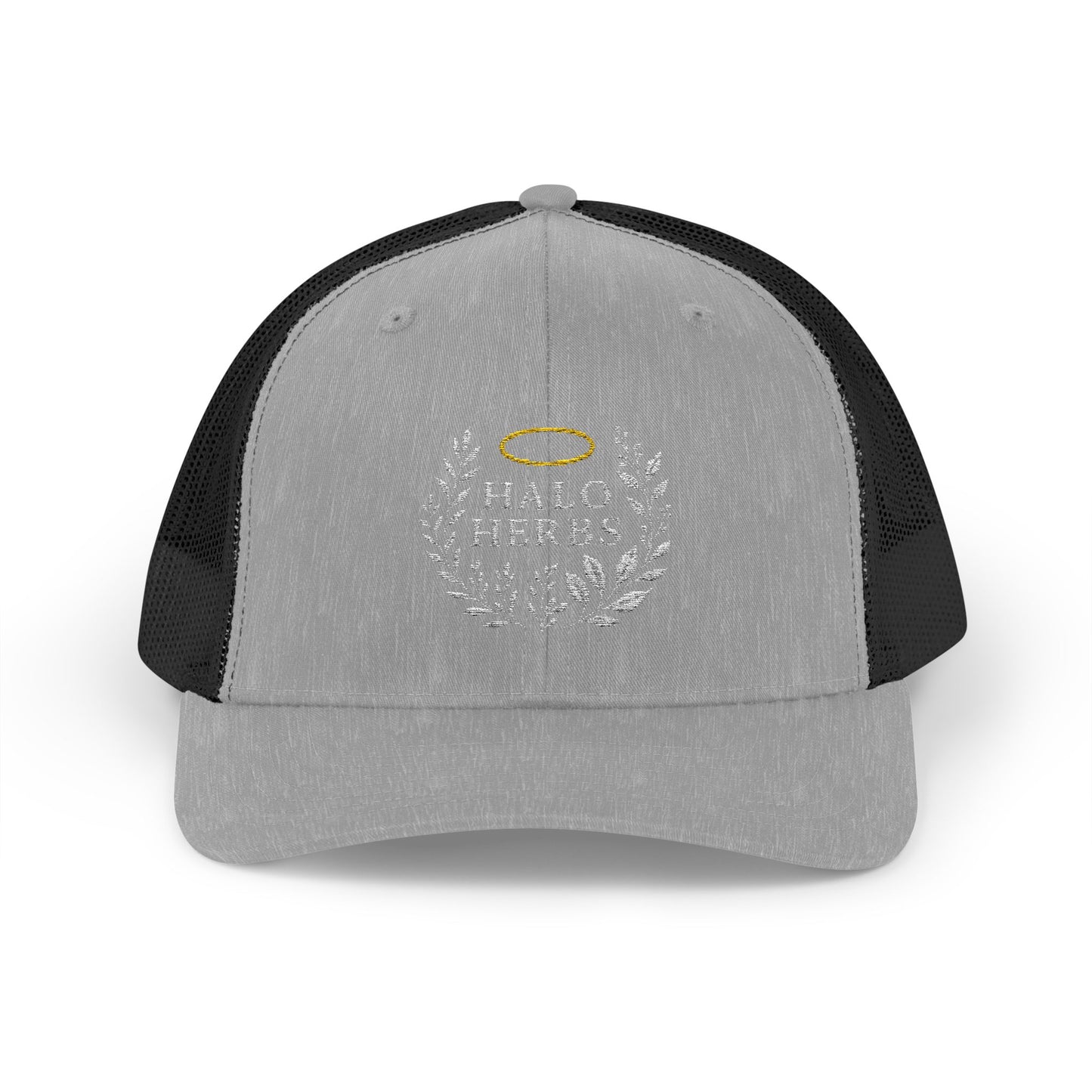 Halo Herbs Snapback Trucker Cap, Casual Outdoor Wear