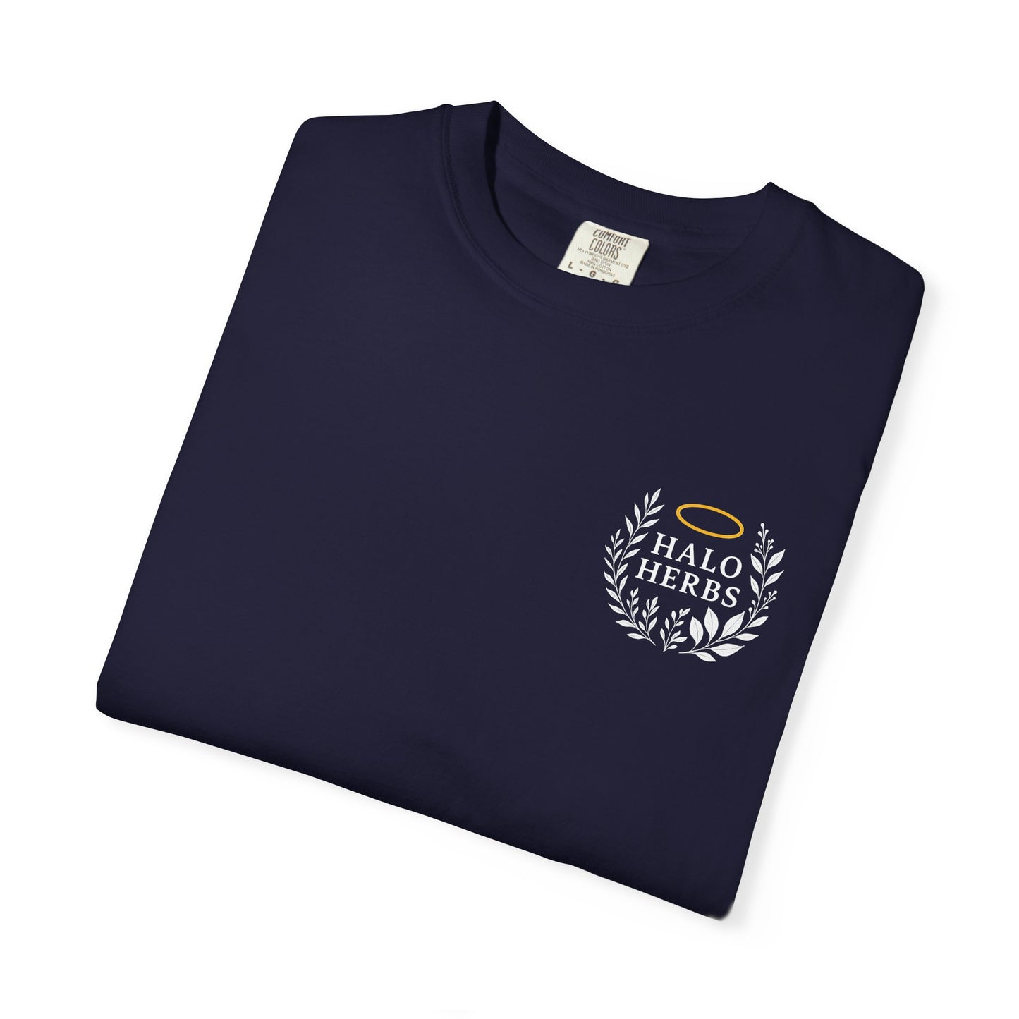 Halo Herbs Garment-Dyed Unisex T-Shirt - Casual Style for Everyday Comfort