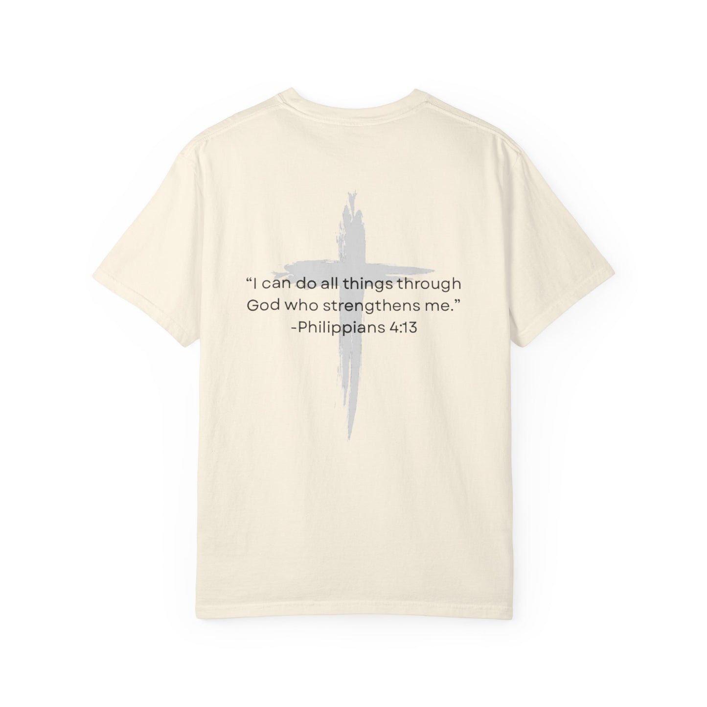 Philippians 4:13, Faith-Inspired Unisex T-Shirt, Inspirational Quote Shirt, Casual Wear, Christian T-Shirt, Motivational Gift