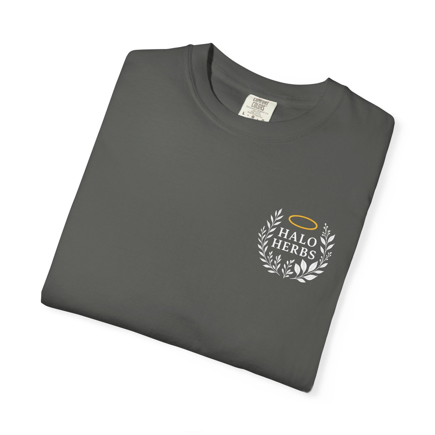 Halo Herbs Garment-Dyed Unisex T-Shirt - Casual Style for Everyday Comfort