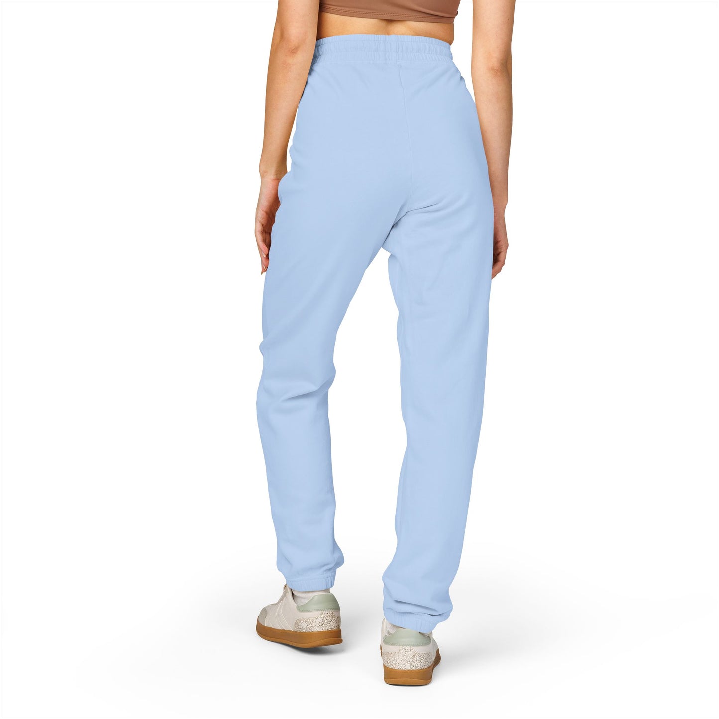 Halo Herbs Graffiti Garment-Dyed Fleece Sweatpants with Colorful Design, Cozy Loungewear, Casual Athleisure Pants, Perfect for Relaxation and Everyday Wear