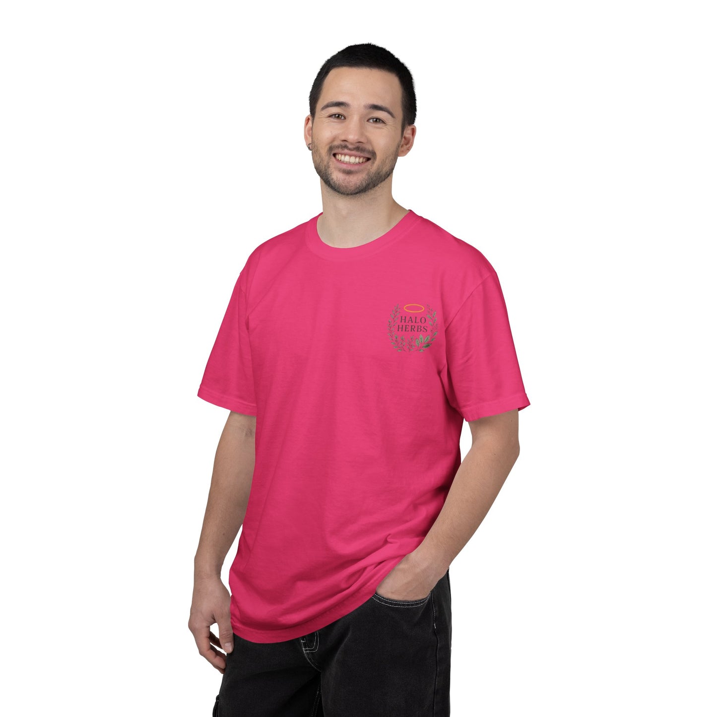 Halo Herbs T-Shirt — Logo Pocket Tee