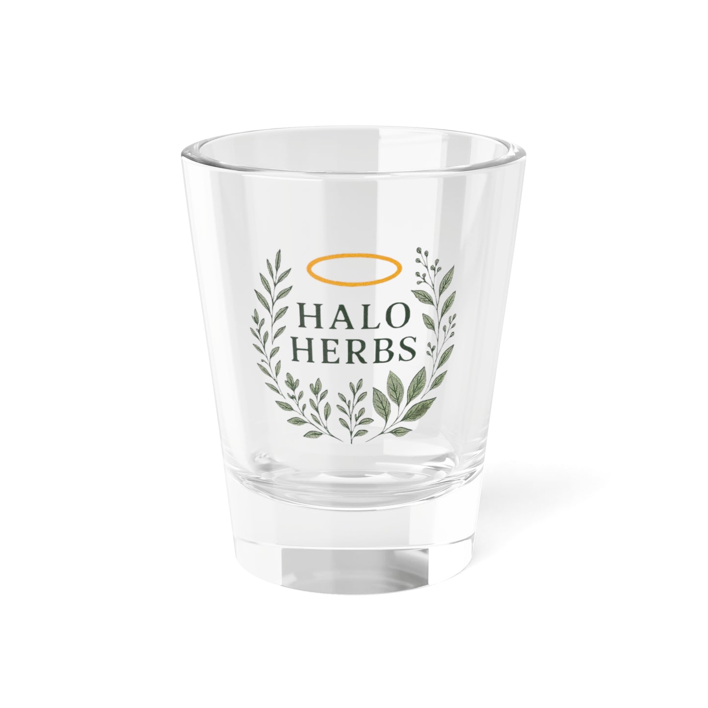 Elegant Halo Herbs Shot Glass | Unique Barware, Gifts for Her, Home Decor, Wedding Favors, Celebrations