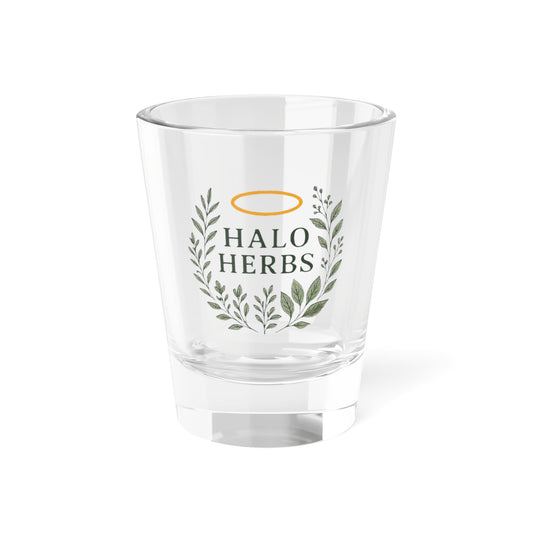 Elegant Halo Herbs Shot Glass | Unique Barware, Gifts for Her, Home Decor, Wedding Favors, Celebrations