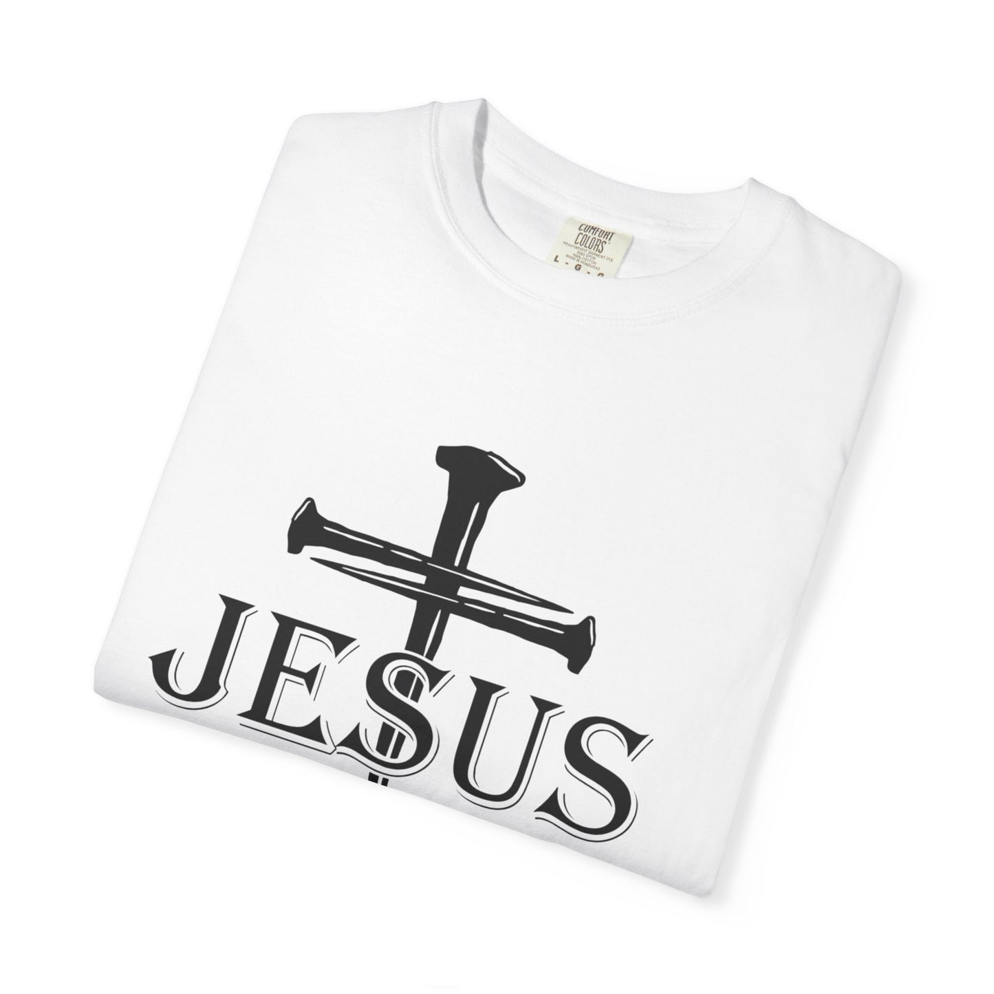 Jesus Cross Garment-Dyed T-Shirt