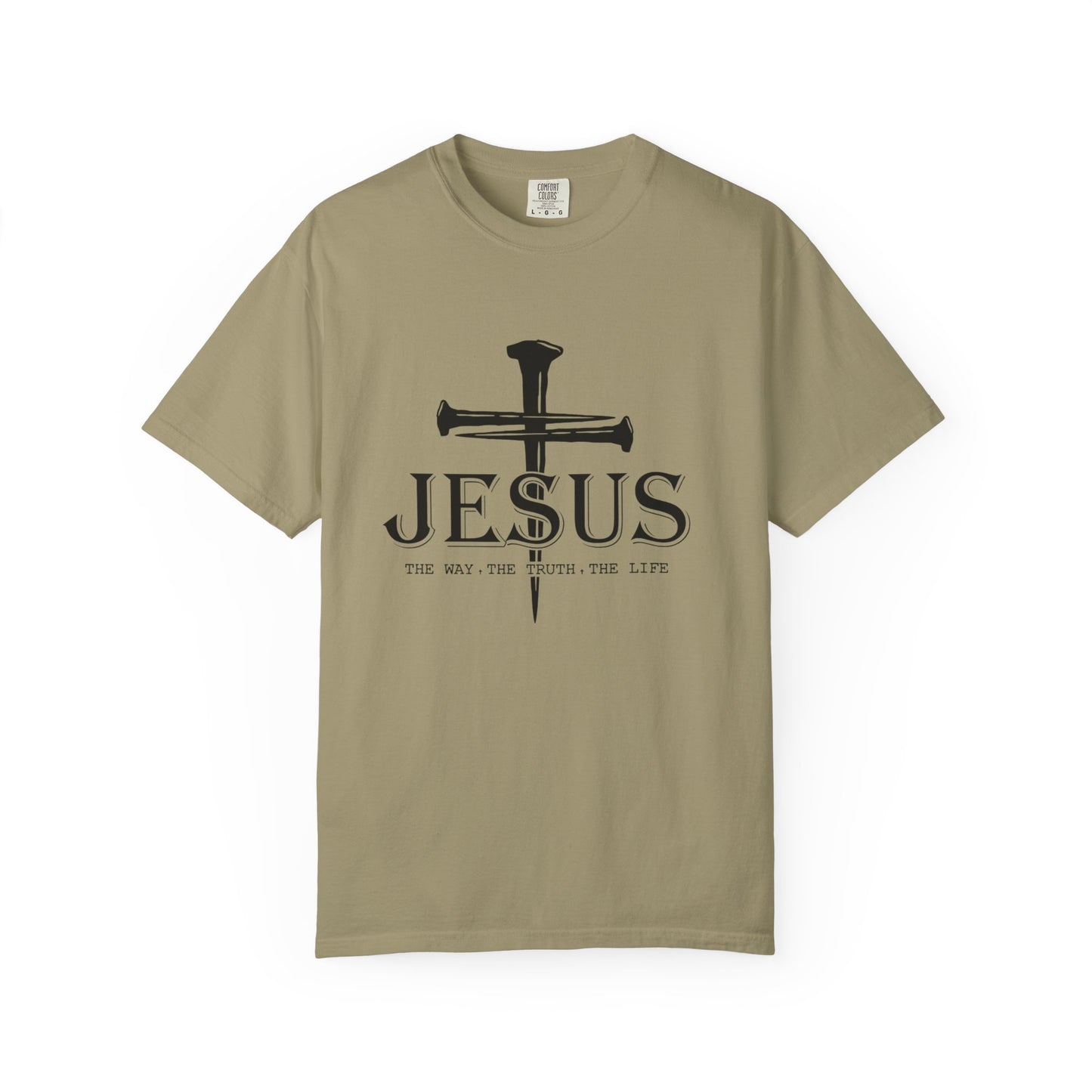Jesus Cross Garment-Dyed T-Shirt