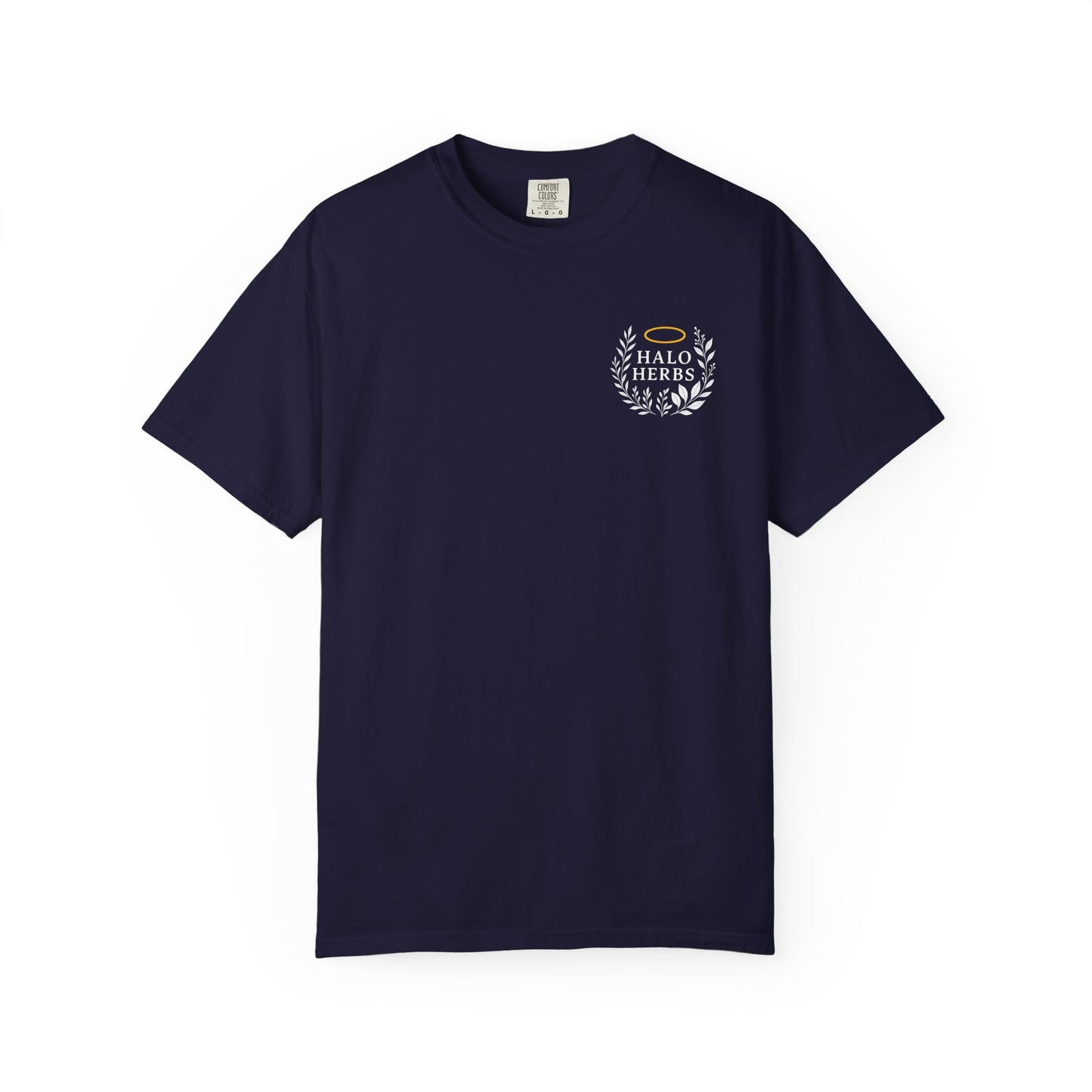 Halo Herbs Garment-Dyed Unisex T-Shirt - Casual Style for Everyday Comfort