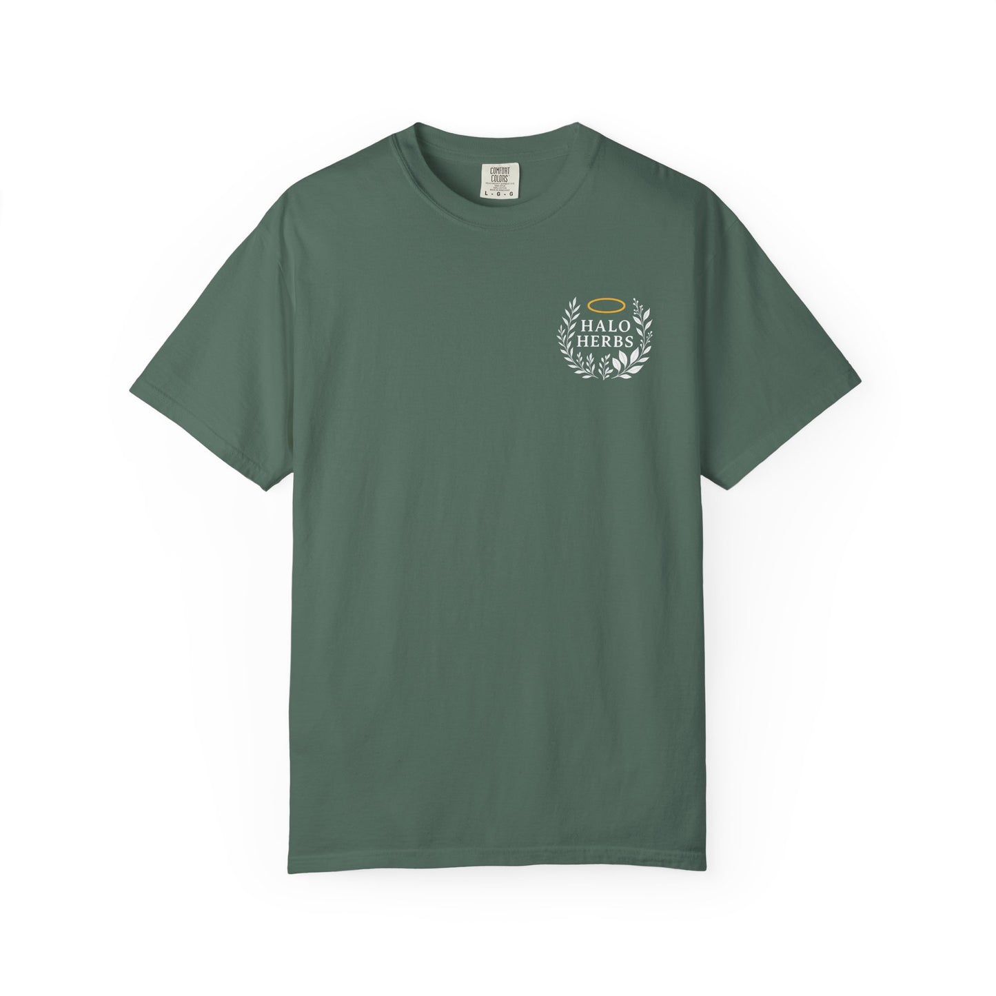 Halo Herbs Garment-Dyed Unisex T-Shirt - Casual Style for Everyday Comfort