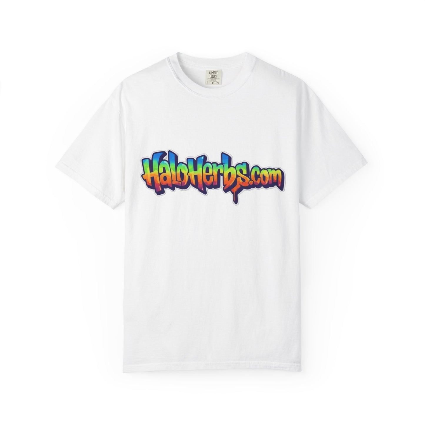 Vibrant Unisex T-Shirt with Logo, Casual Wear, Gift for Friends, Streetwear, Eco-Friendly Clothing, Summer Festival Outfit