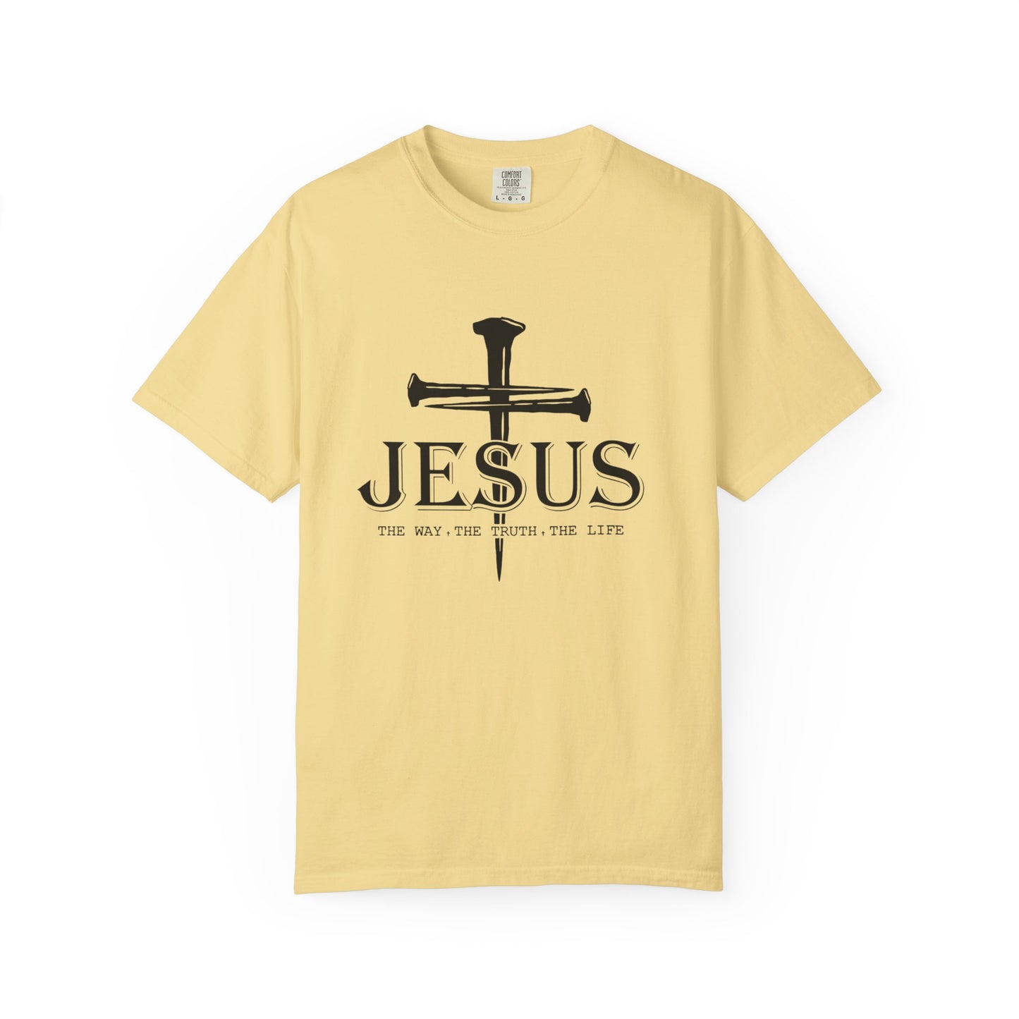 Jesus Cross Garment-Dyed T-Shirt