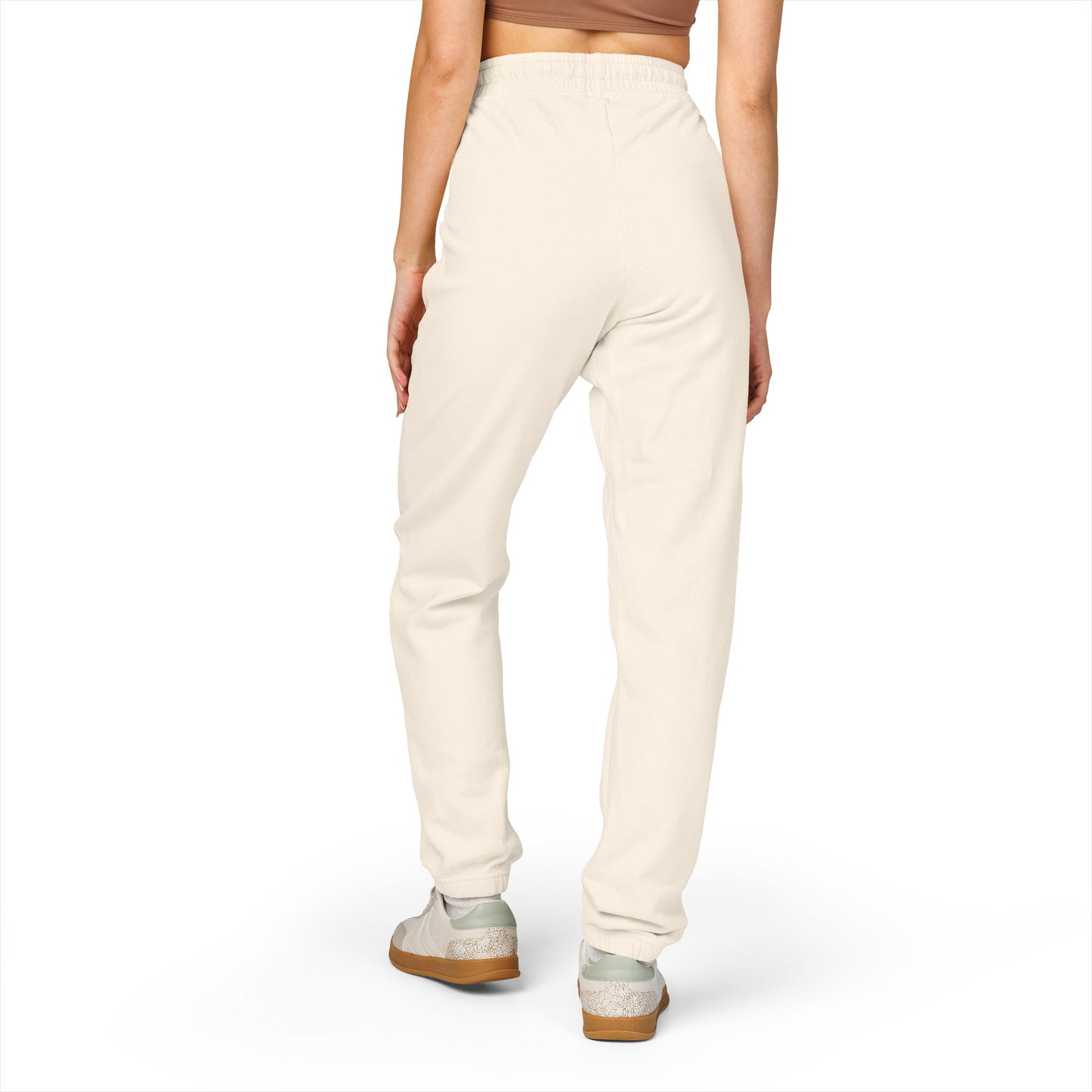 Halo Herbs Graffiti Garment-Dyed Fleece Sweatpants with Colorful Design, Cozy Loungewear, Casual Athleisure Pants, Perfect for Relaxation and Everyday Wear