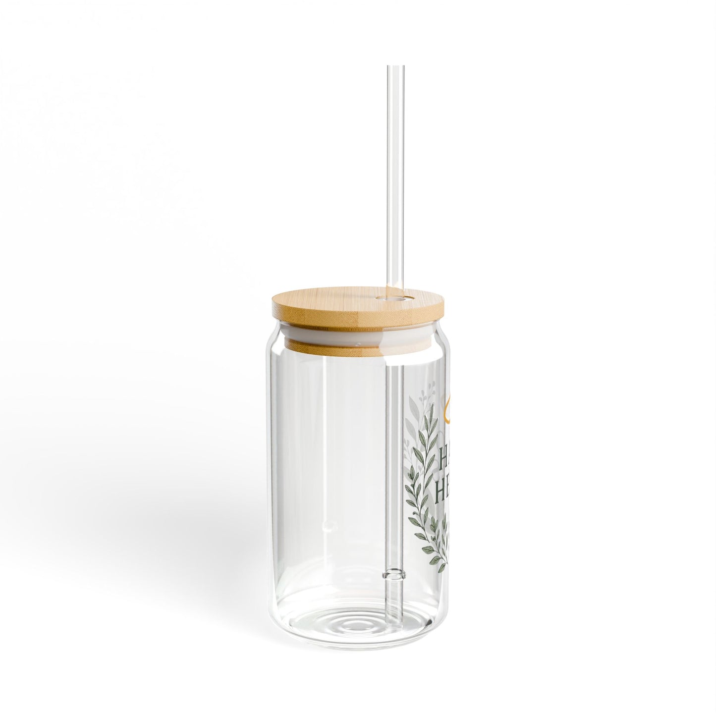 Herb Sipper Glass with Straw, 16oz Eco-Friendly Beverage Container, Perfect for Smoothies, Juices, and Herbal Infusions, Gift for [...]