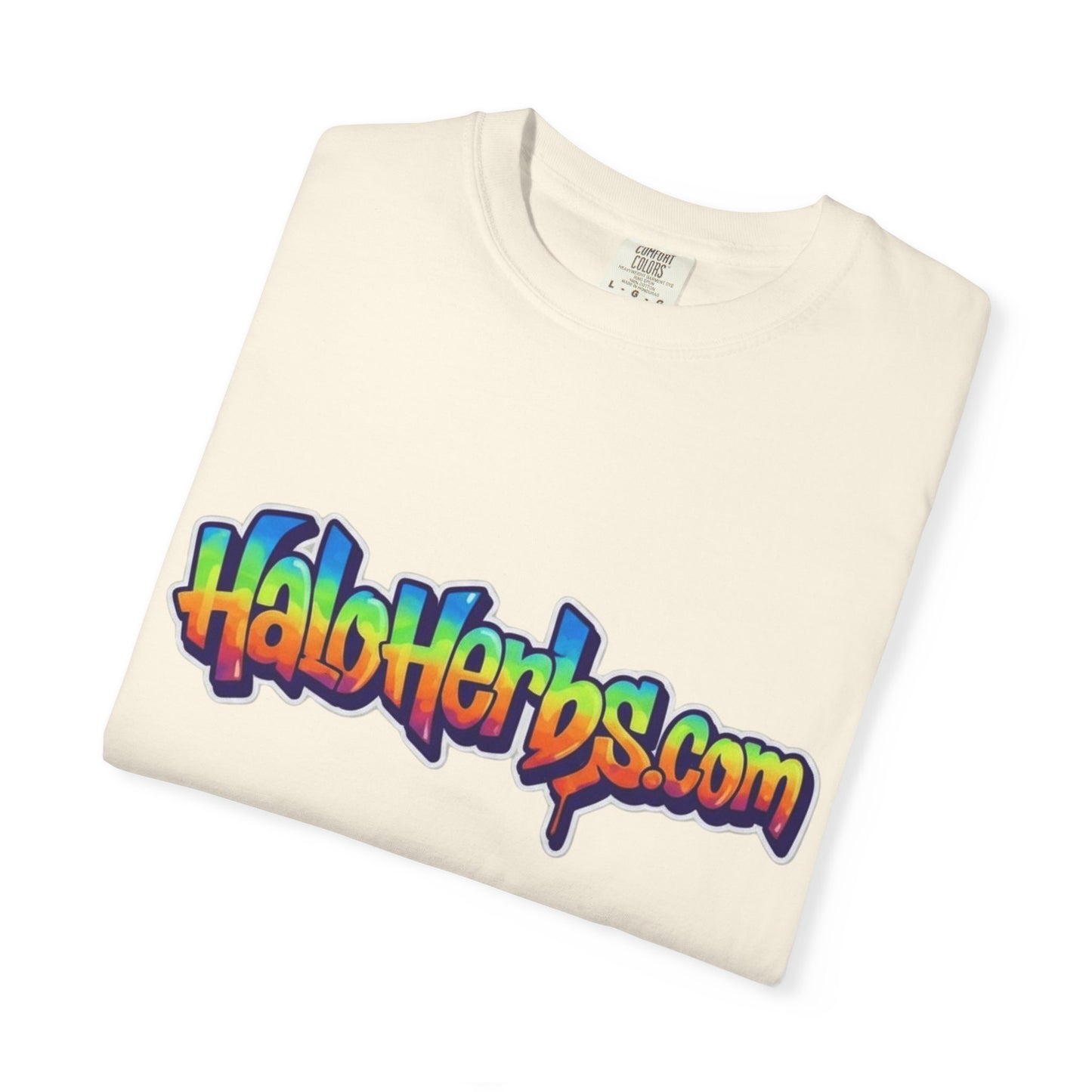 Vibrant Unisex T-Shirt with Logo, Casual Wear, Gift for Friends, Streetwear, Eco-Friendly Clothing, Summer Festival Outfit