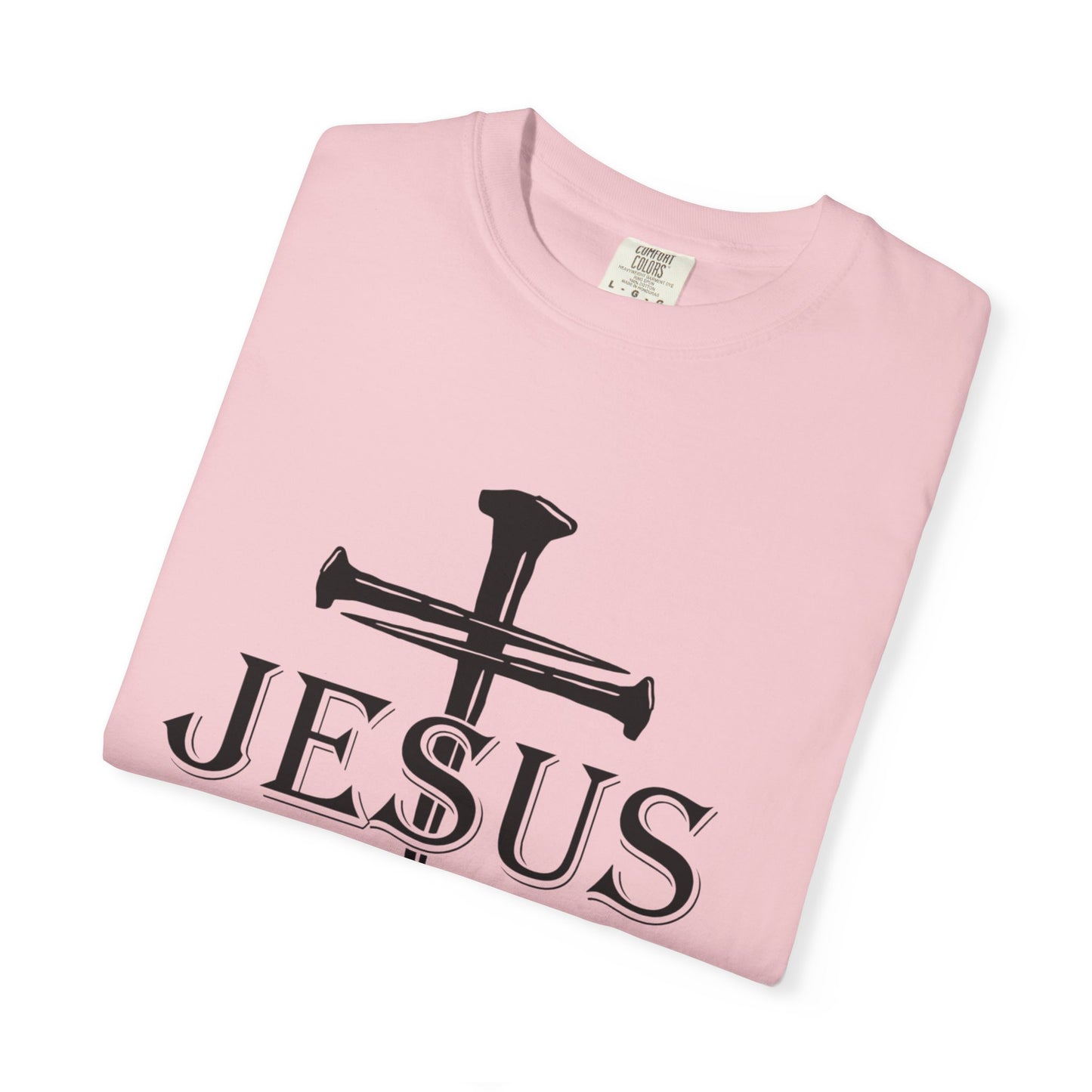 Jesus Cross Garment-Dyed T-Shirt