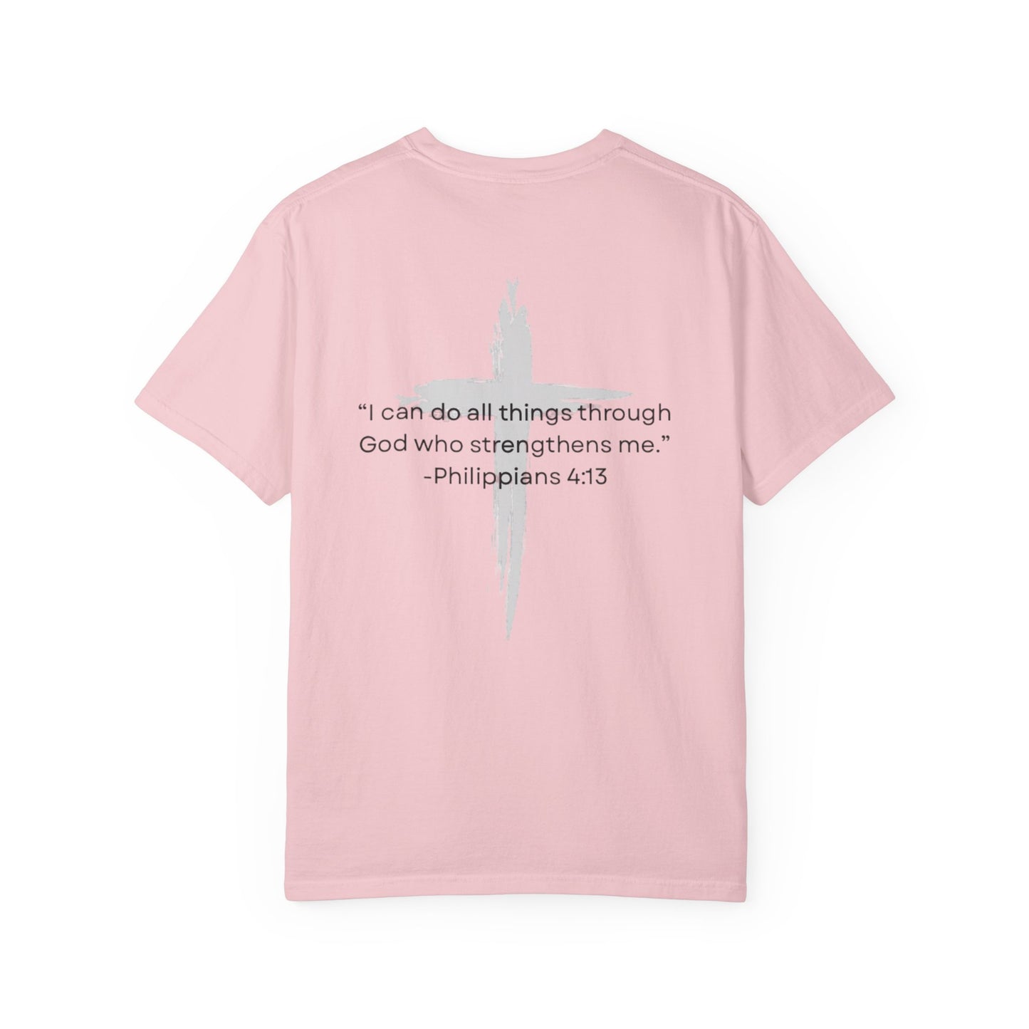 Philippians 4:13, Faith-Inspired Unisex T-Shirt, Inspirational Quote Shirt, Casual Wear, Christian T-Shirt, Motivational Gift