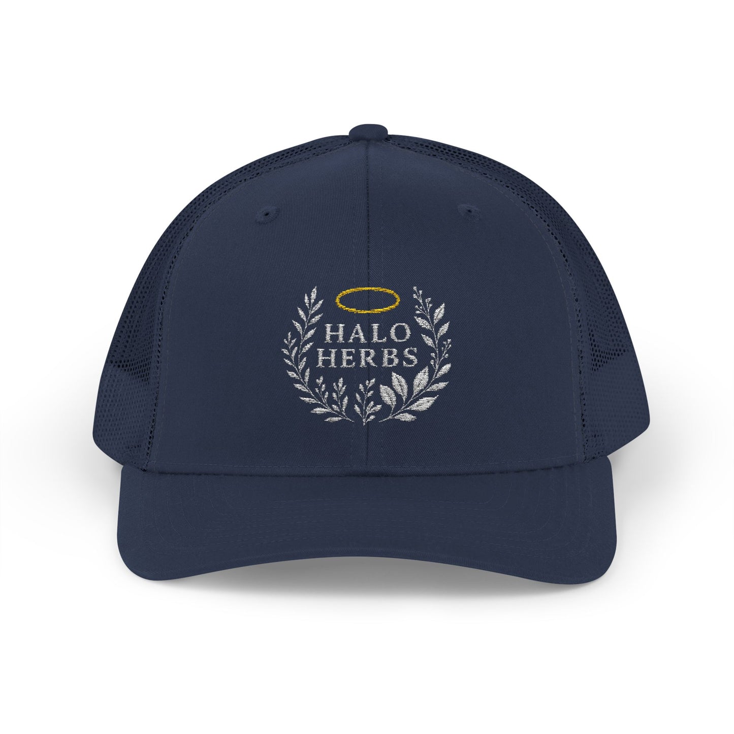 Halo Herbs Snapback Trucker Cap, Casual Outdoor Wear