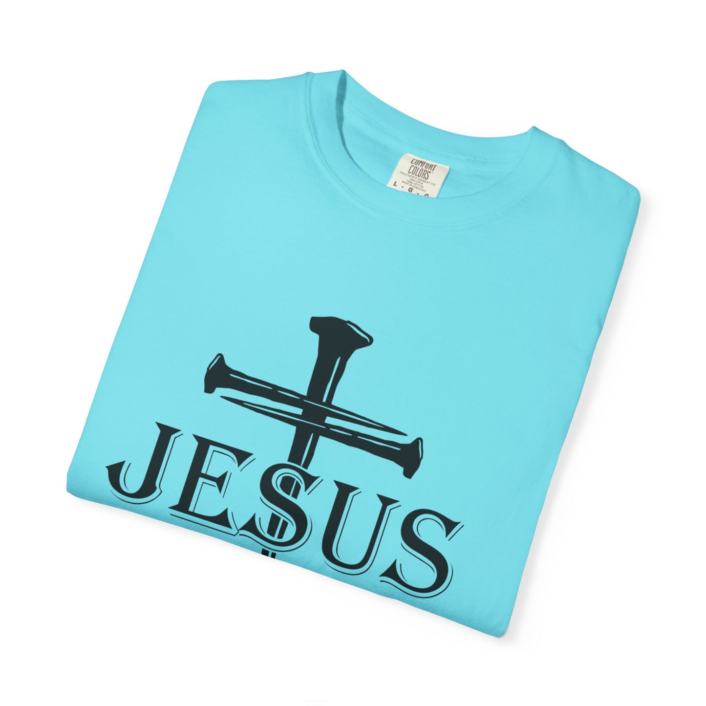 Jesus Cross Garment-Dyed T-Shirt