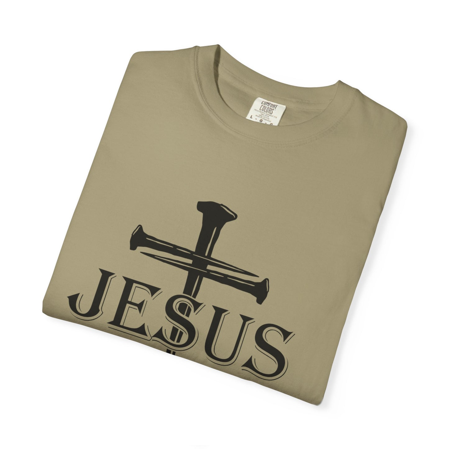 Jesus Cross Garment-Dyed T-Shirt