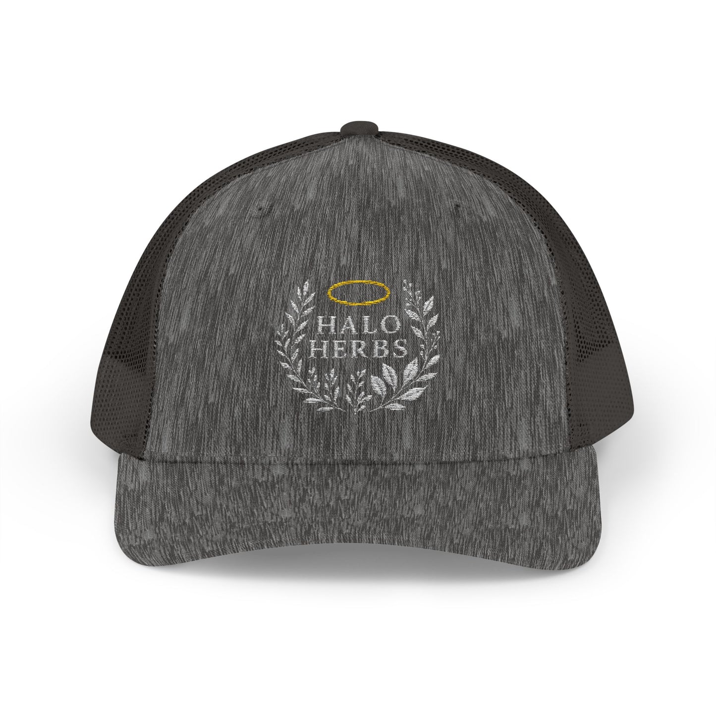 Halo Herbs Snapback Trucker Cap, Casual Outdoor Wear