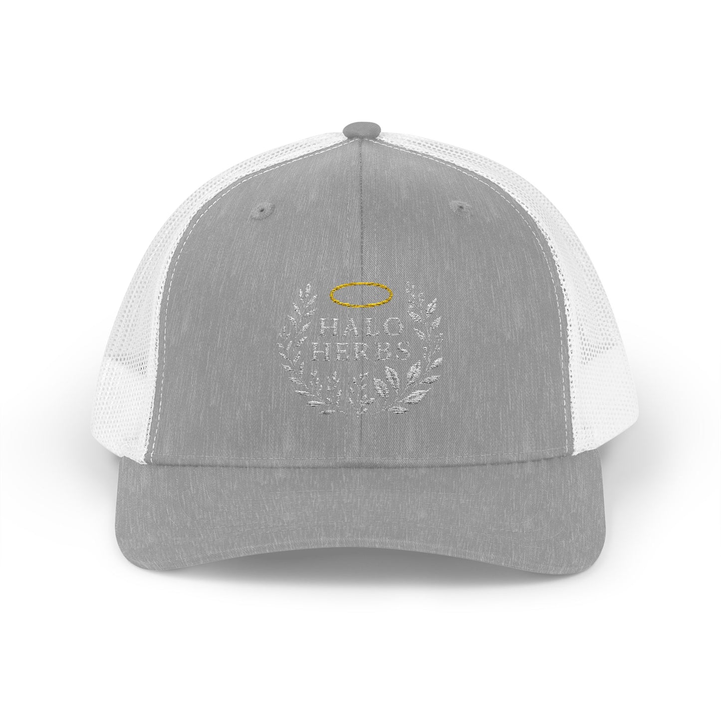 Halo Herbs Snapback Trucker Cap, Casual Outdoor Wear