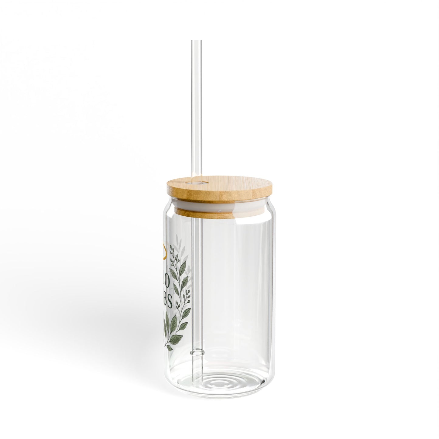 Herb Sipper Glass with Straw, 16oz Eco-Friendly Beverage Container, Perfect for Smoothies, Juices, and Herbal Infusions, Gift for [...]
