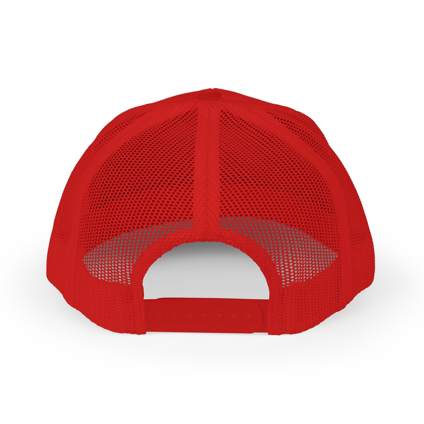 Red Halo Herbs Snapback Trucker Cap, Gift for Herbalists, Casual Outdoor Wear, Festival Accessory, Unique Gardening Hat