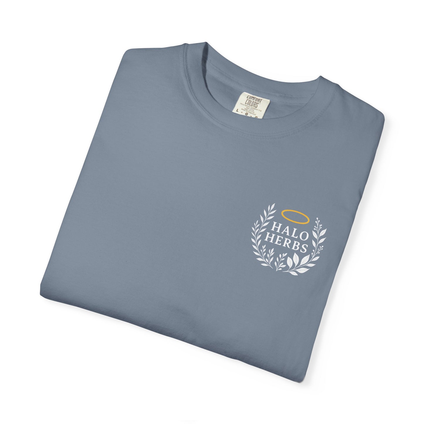 Halo Herbs Garment-Dyed Unisex T-Shirt - Casual Style for Everyday Comfort