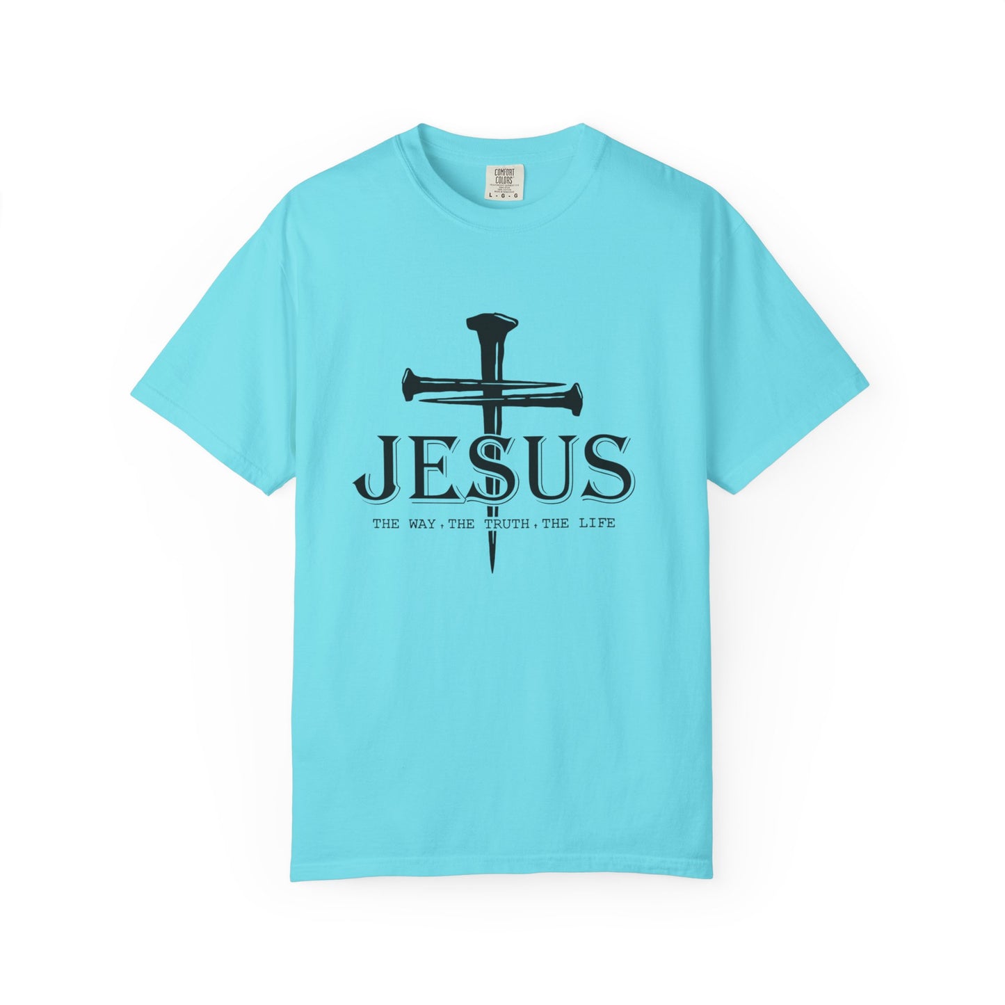 Jesus Cross Garment-Dyed T-Shirt
