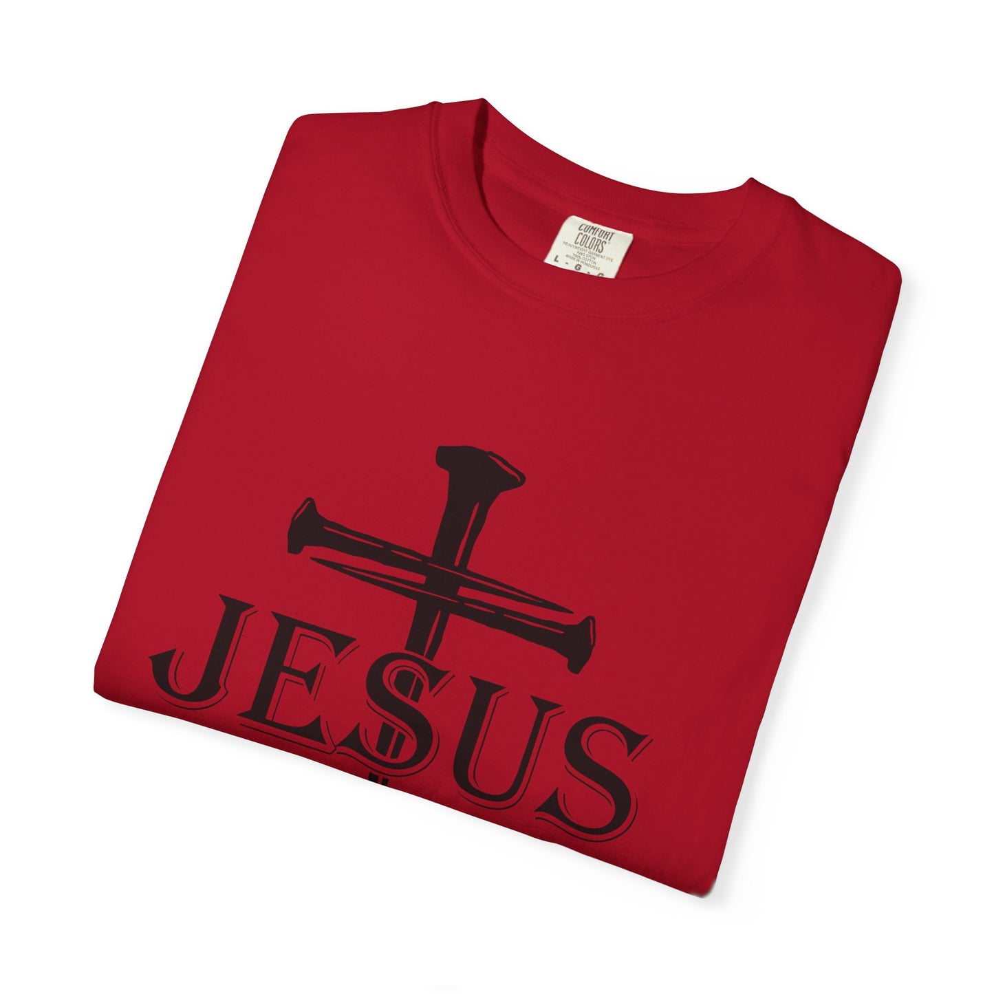 Jesus Cross Garment-Dyed T-Shirt