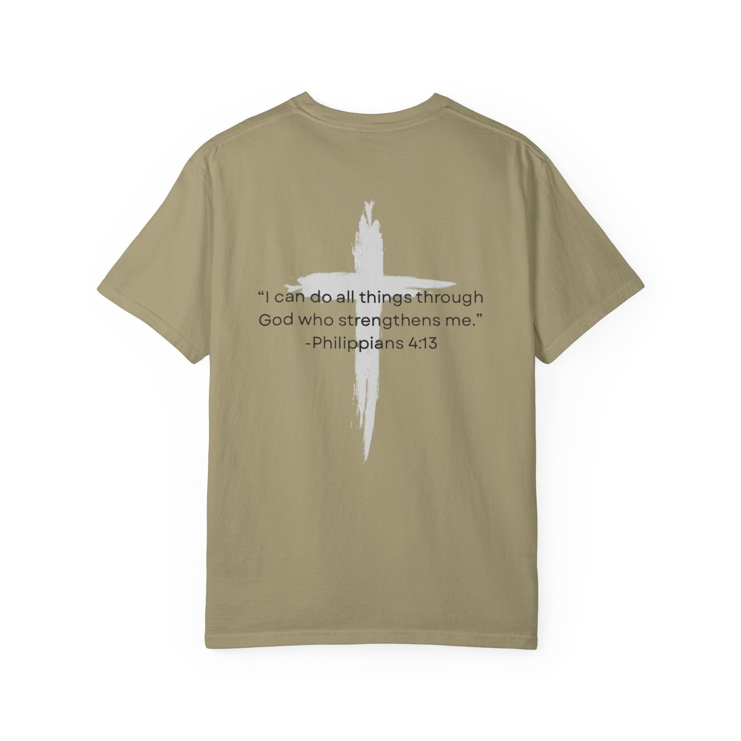 Philippians 4:13, Faith-Inspired Unisex T-Shirt, Inspirational Quote Shirt, Casual Wear, Christian T-Shirt, Motivational Gift