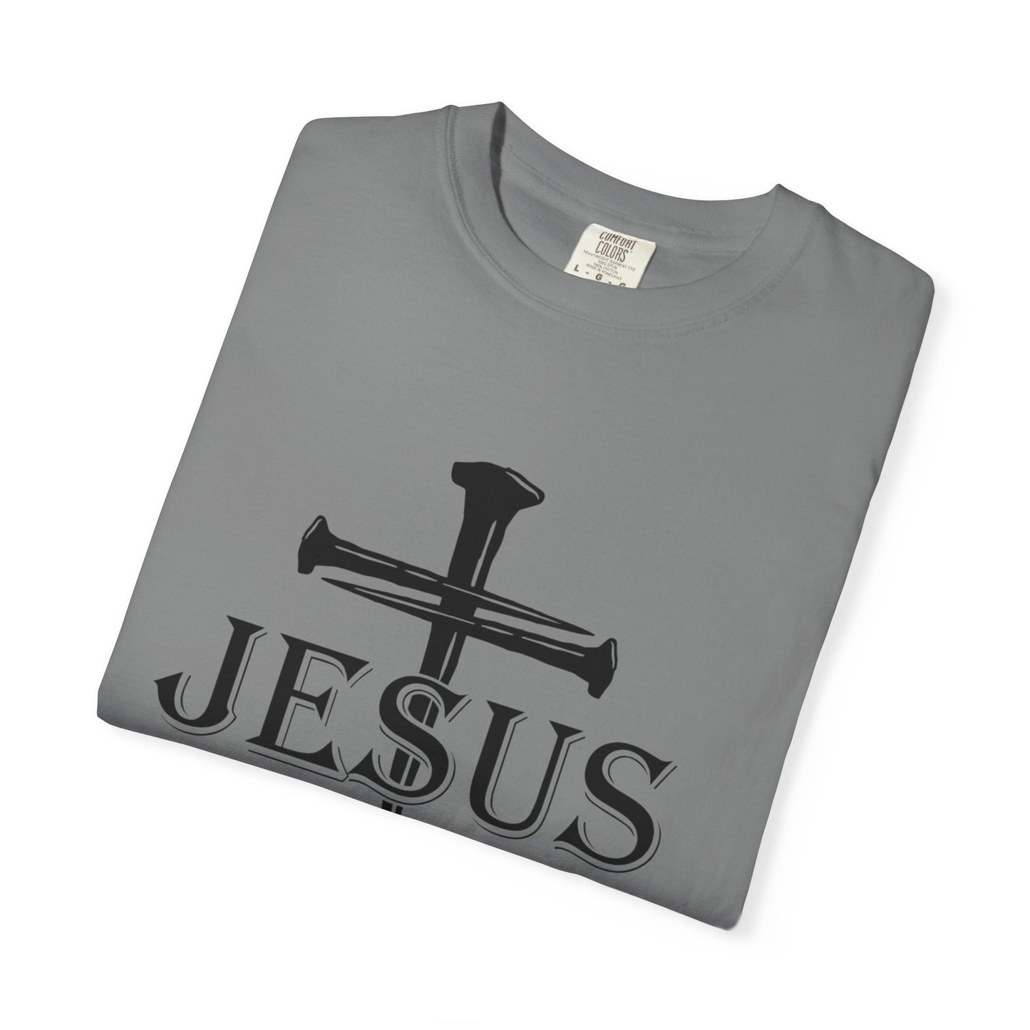 Jesus Cross Garment-Dyed T-Shirt